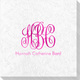 Script Monogram with Text Carte Napkins Image 2 of 2